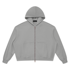 Vintage Wash Boxy Full-Zip Hoodie