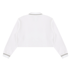 410 GSM Crop Collared Sweatshirt (W)