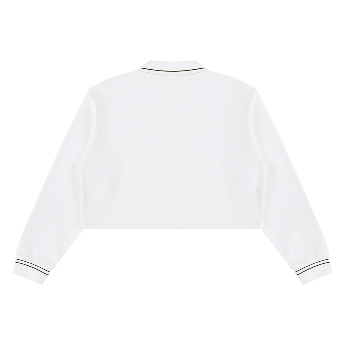 410 GSM Crop Collared Sweatshirt (W)