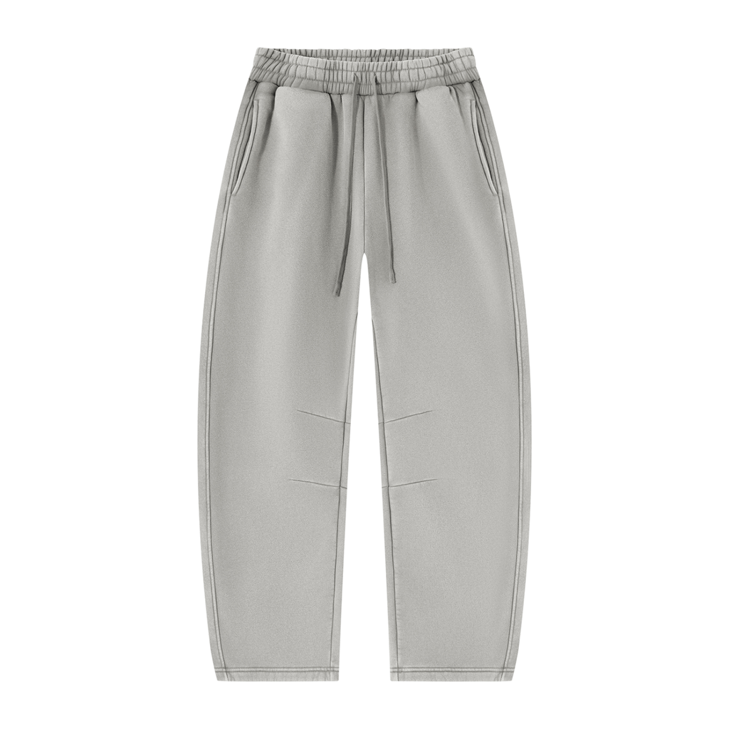 390 GSM Vintage Wash Barrel Leg Fleece Sweatpants (U)