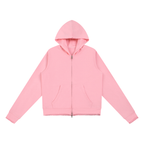 350 GSM Raw Edge Full Zip Hoodie (W)