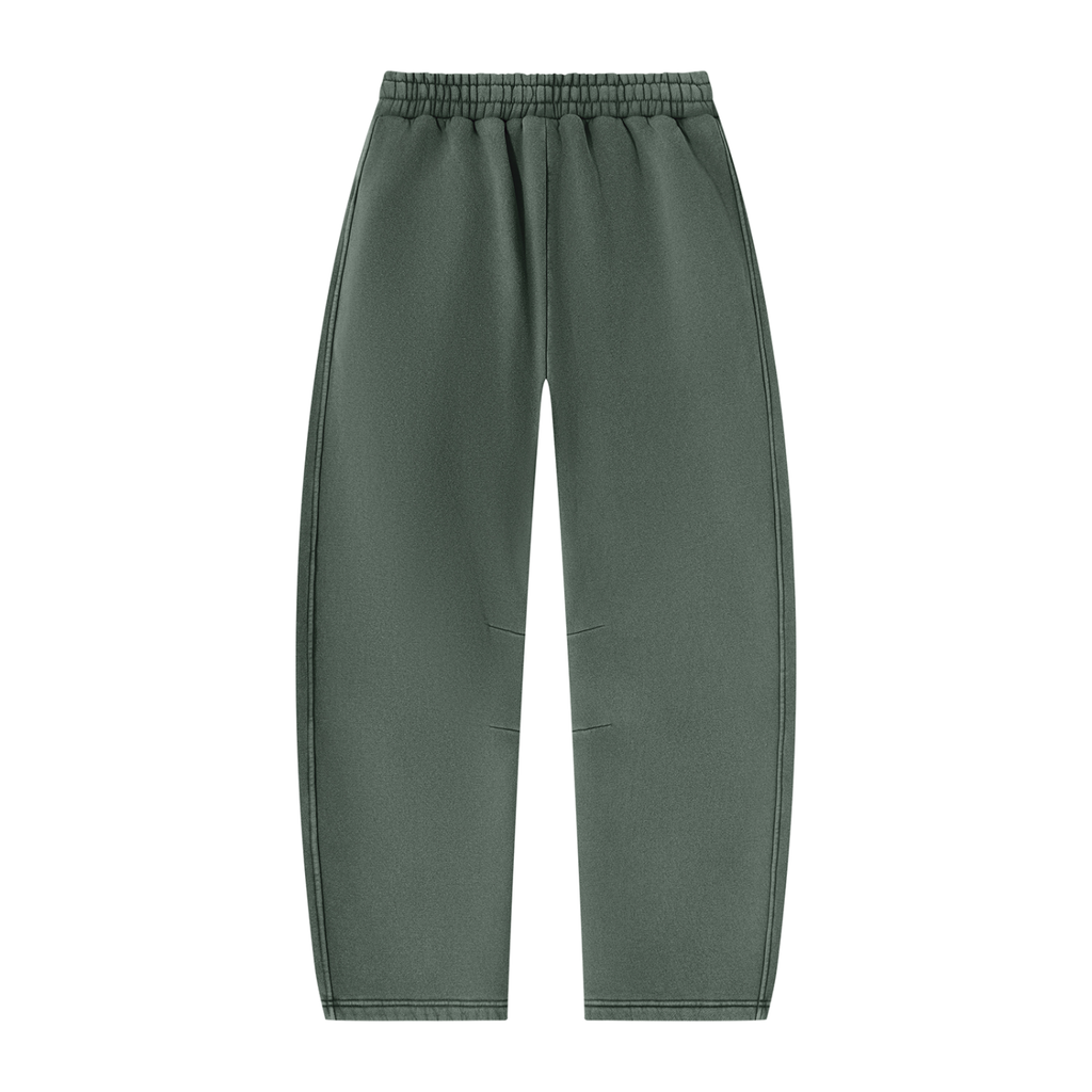 390 GSM Vintage Wash Barrel Leg Fleece Sweatpants (U)