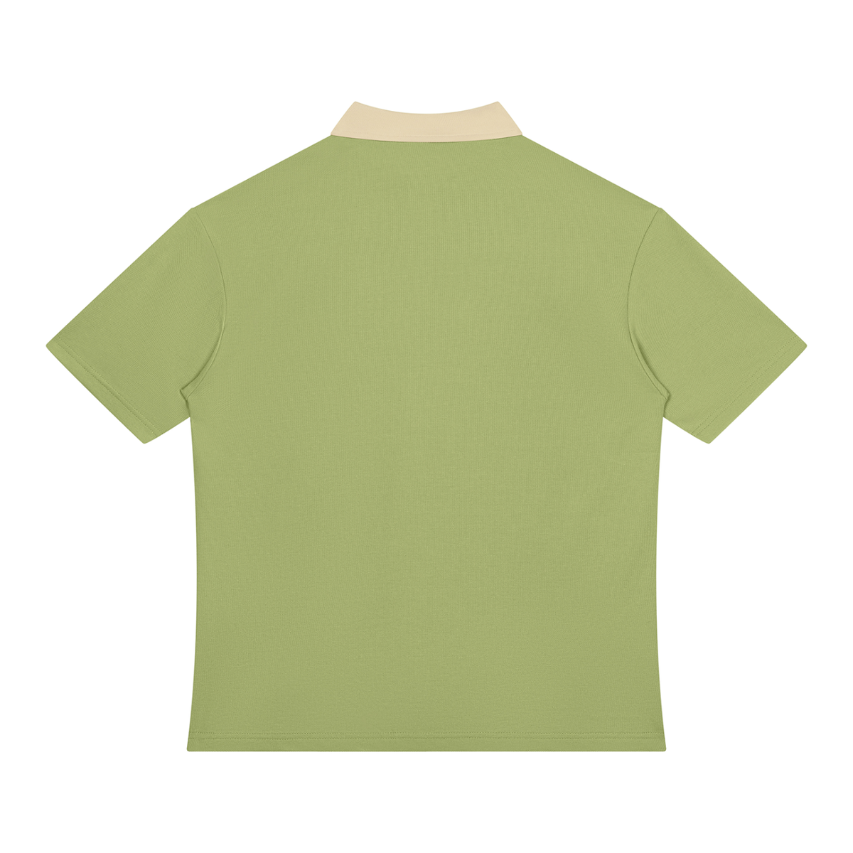 Color Block Quarter-Zip Polo Shirt
