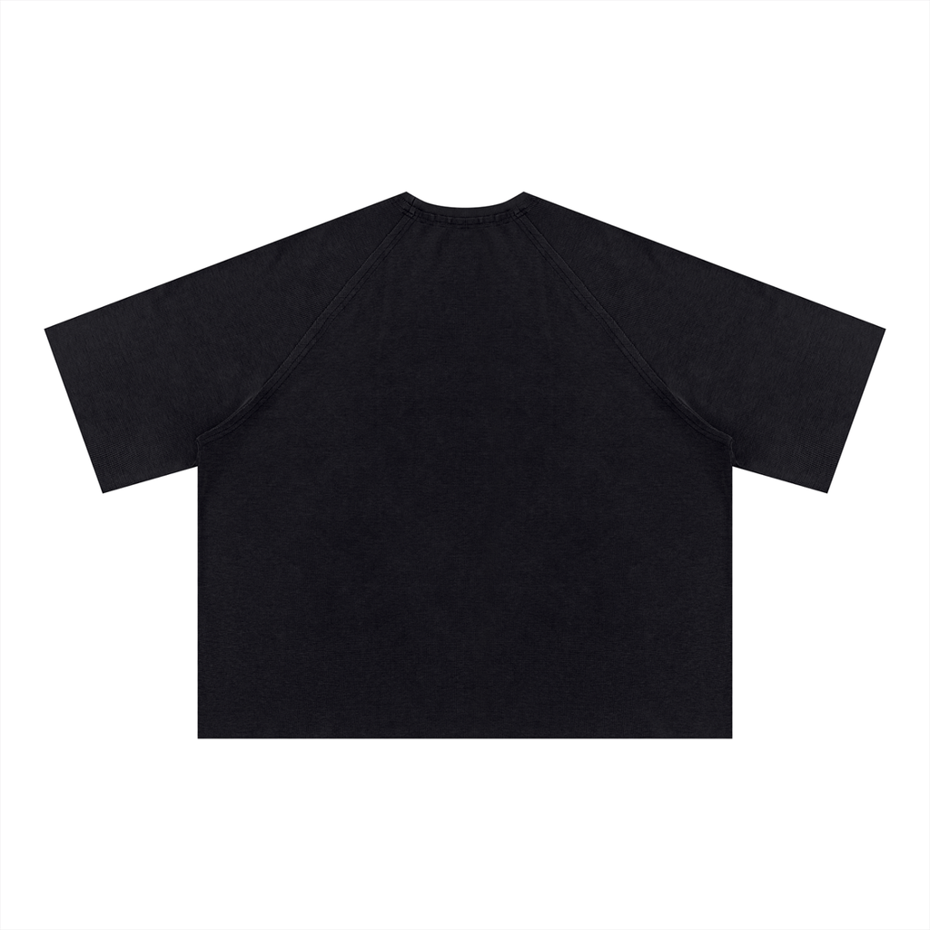 340 GSM Mineral Wash Boxy Waffle T-Shirt (U)