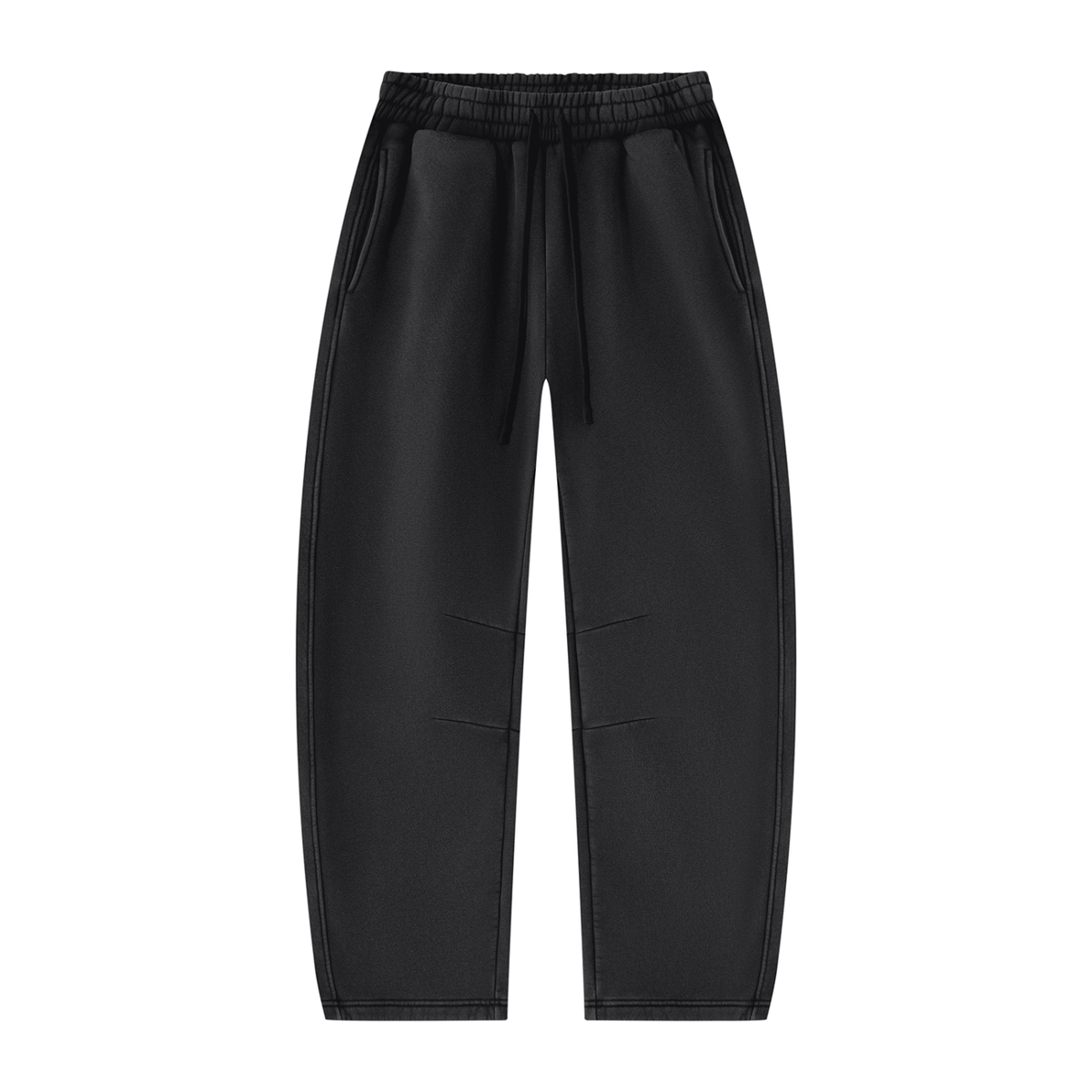 390 GSM Vintage Wash Barrel Leg Fleece Sweatpants (U)