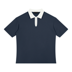 Color Block Quarter-Zip Polo Shirt