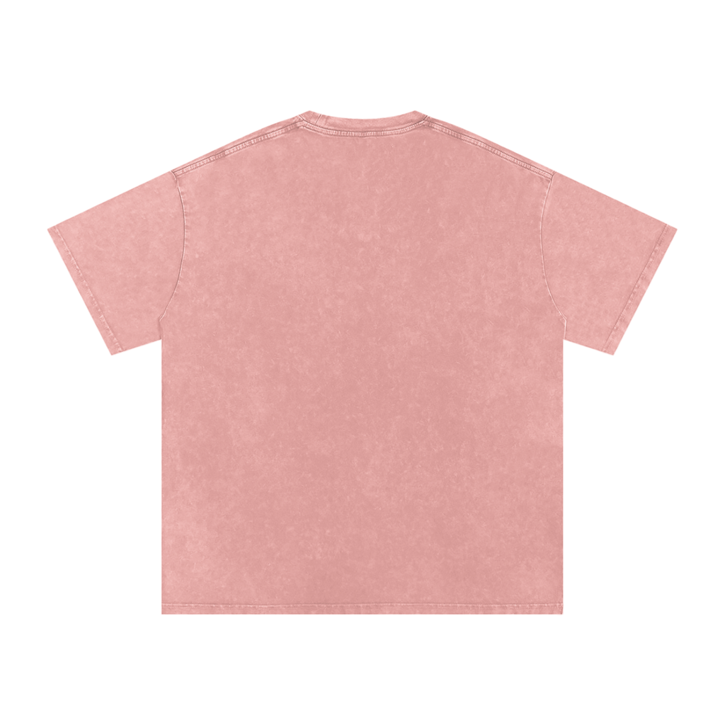 Snow Wash Oversized Cotton T-Shirt