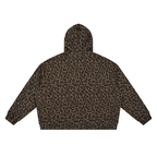360 GSM Leopard Full Zip Hoodie (U)