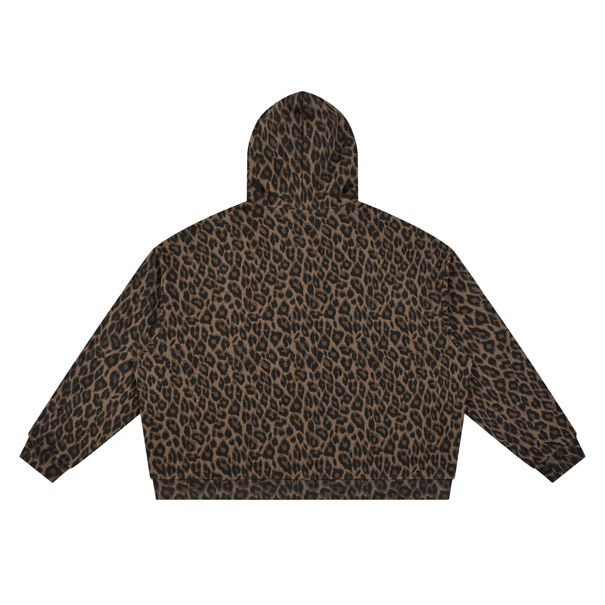 360 GSM Leopard Full Zip Hoodie (U)