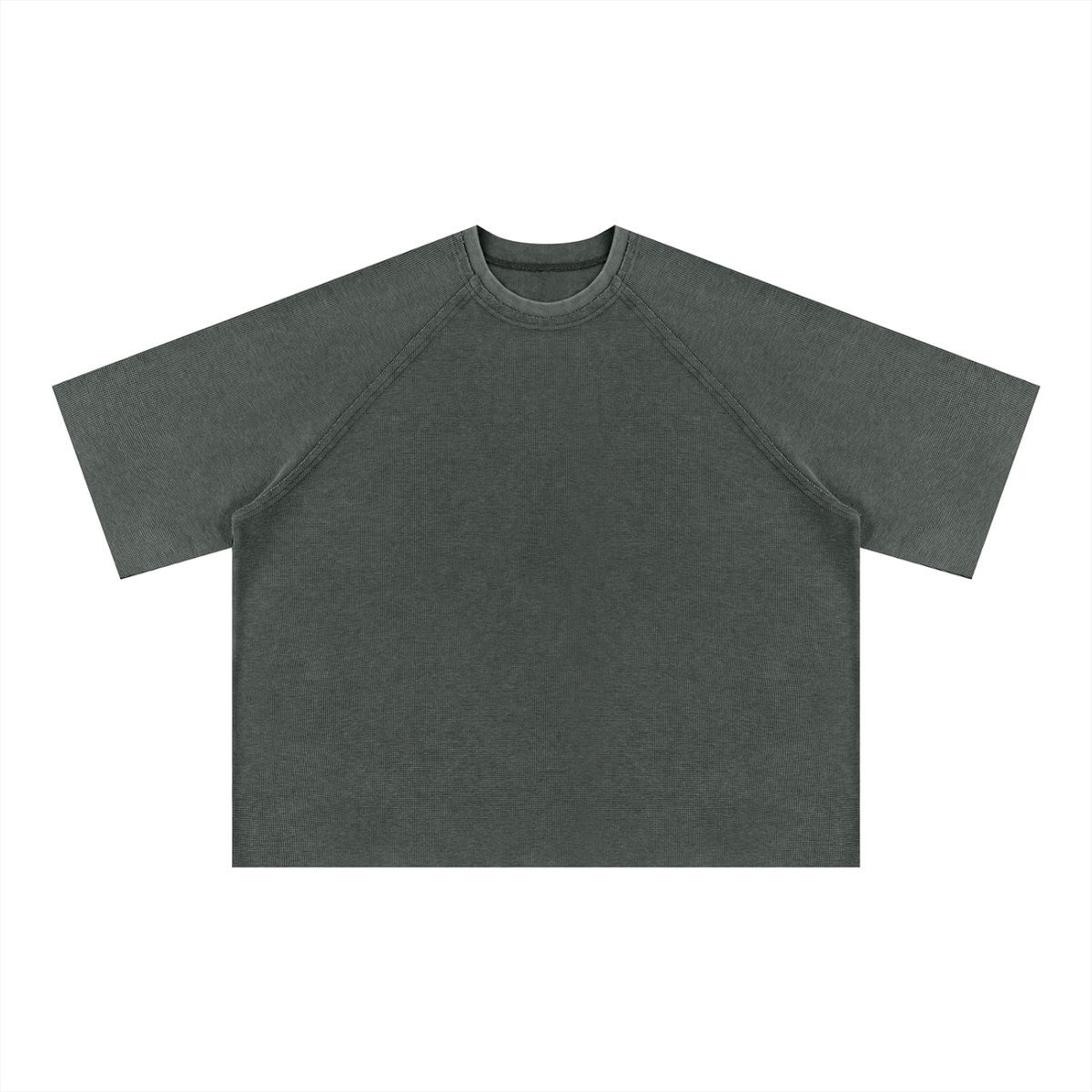 340 GSM Mineral Wash Boxy Waffle T-Shirt (U)