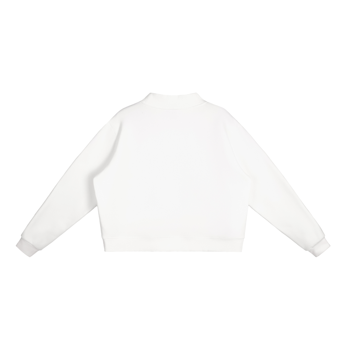 350 GSM Essential Fleece Mock-Neck Crew Sweatshirt (W)