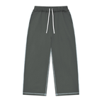 Raw Edge Topstitch Sweatpants