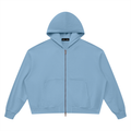 Vintage Wash Boxy Full-Zip Hoodie