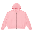 Vintage Wash Boxy Full-Zip Hoodie