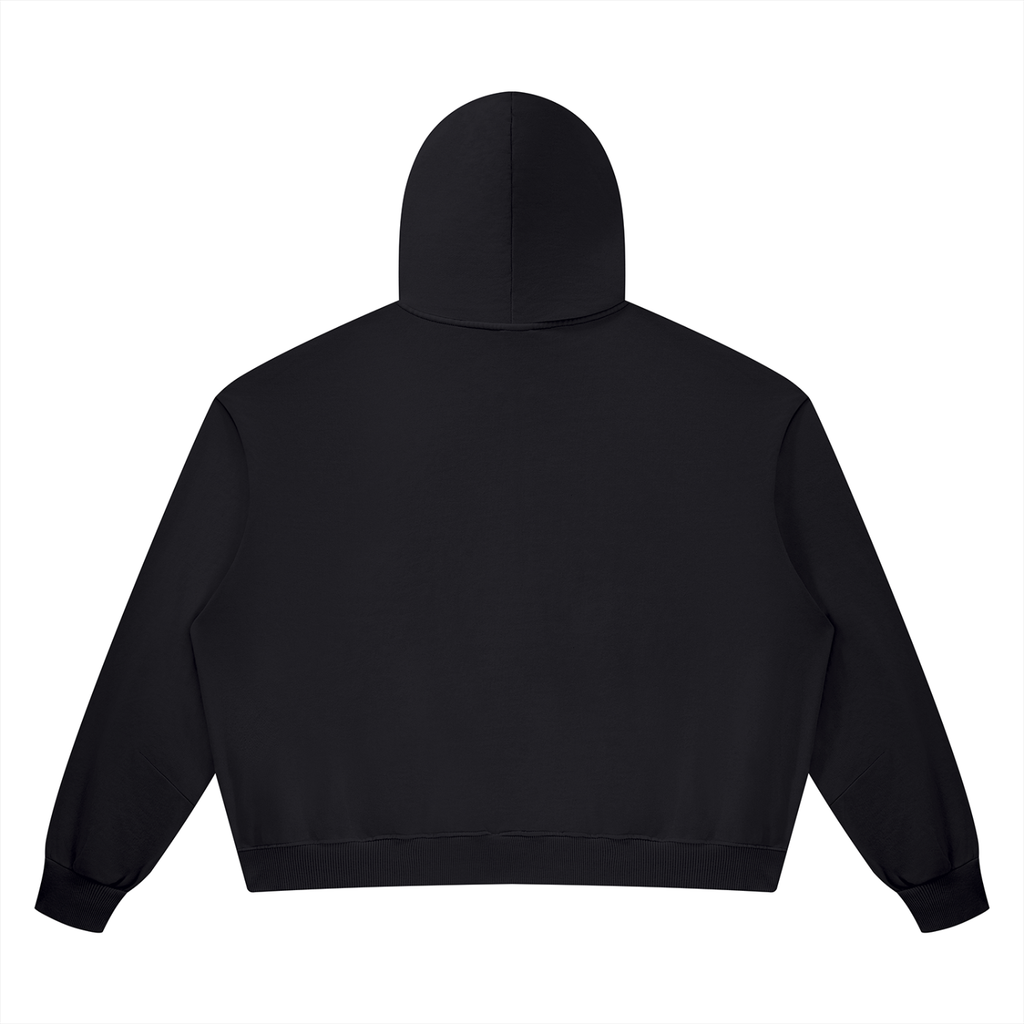 Vintage Wash Boxy Full-Zip Hoodie