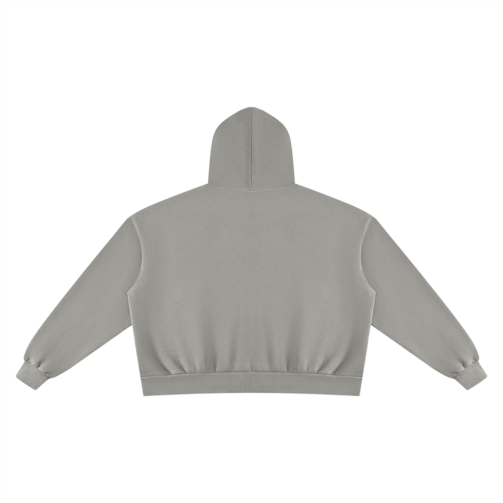 Vintage Wash Fleece Boxy Hoodie