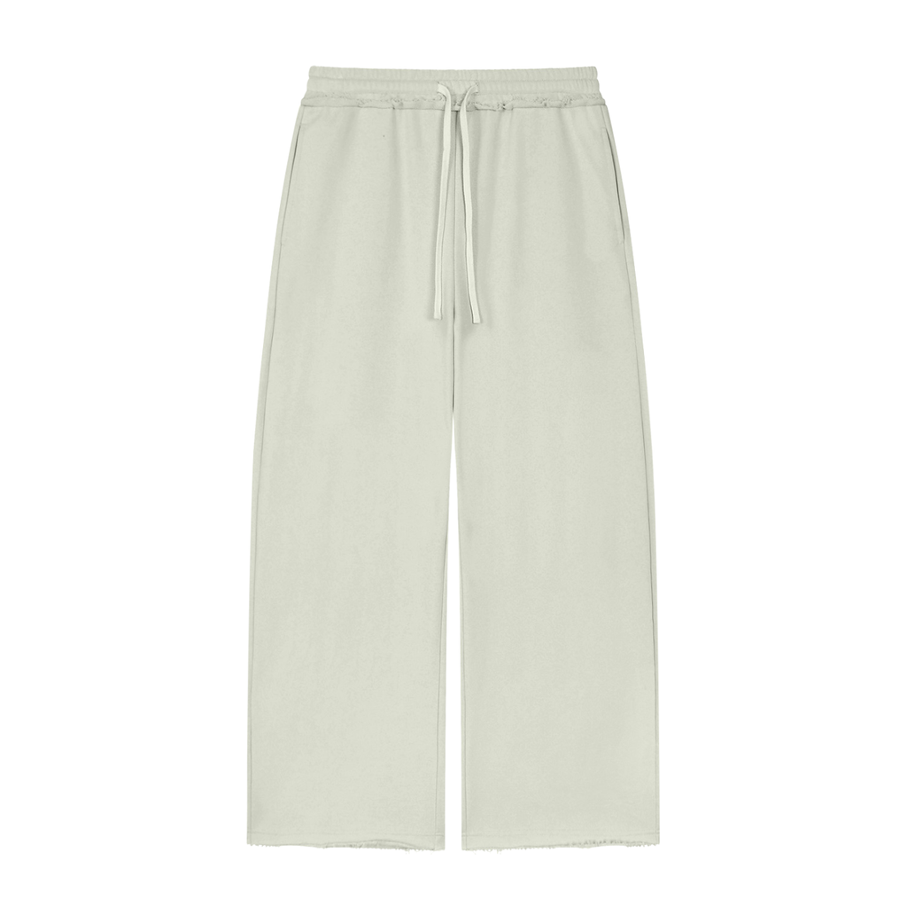 350 GSM Wide Leg Raw Edge Sweatpants (W)