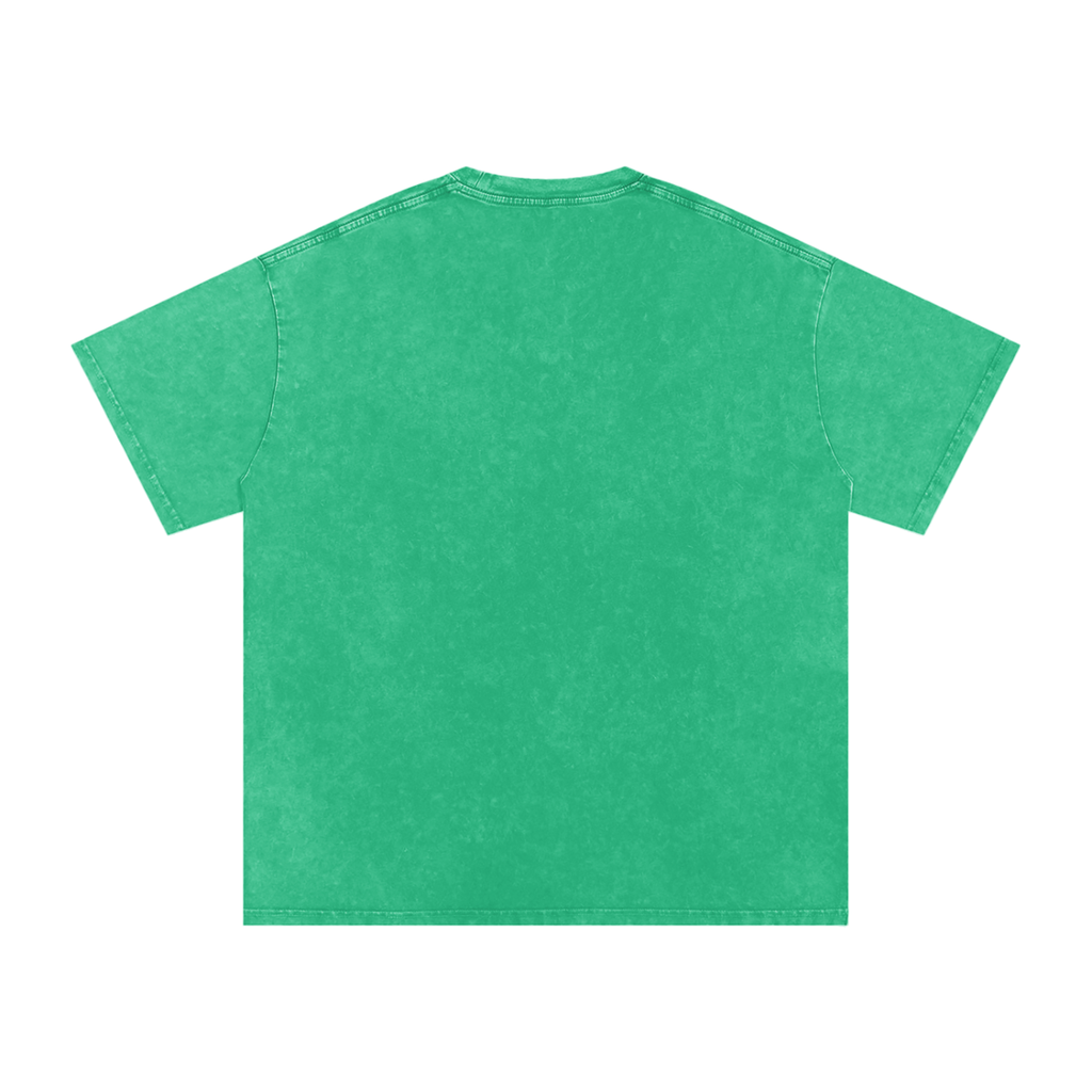 Snow Wash Oversized Cotton T-Shirt