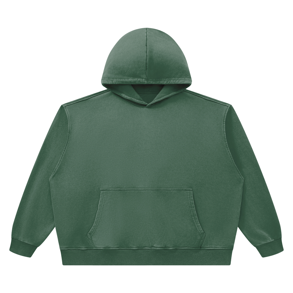 420 GSM Heavyweight Vintage Wash Boxy Hoodie (U)