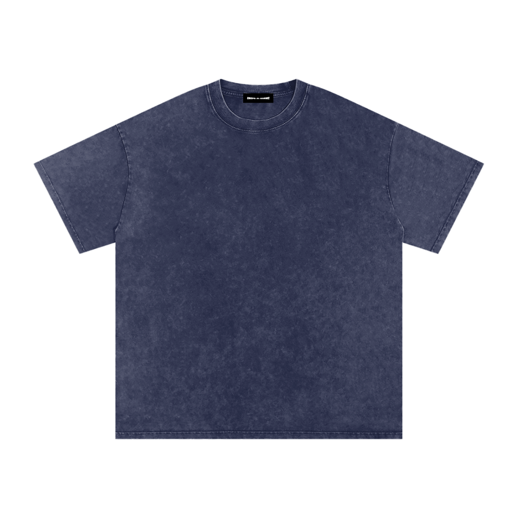 Snow Wash Oversized Cotton T-Shirt