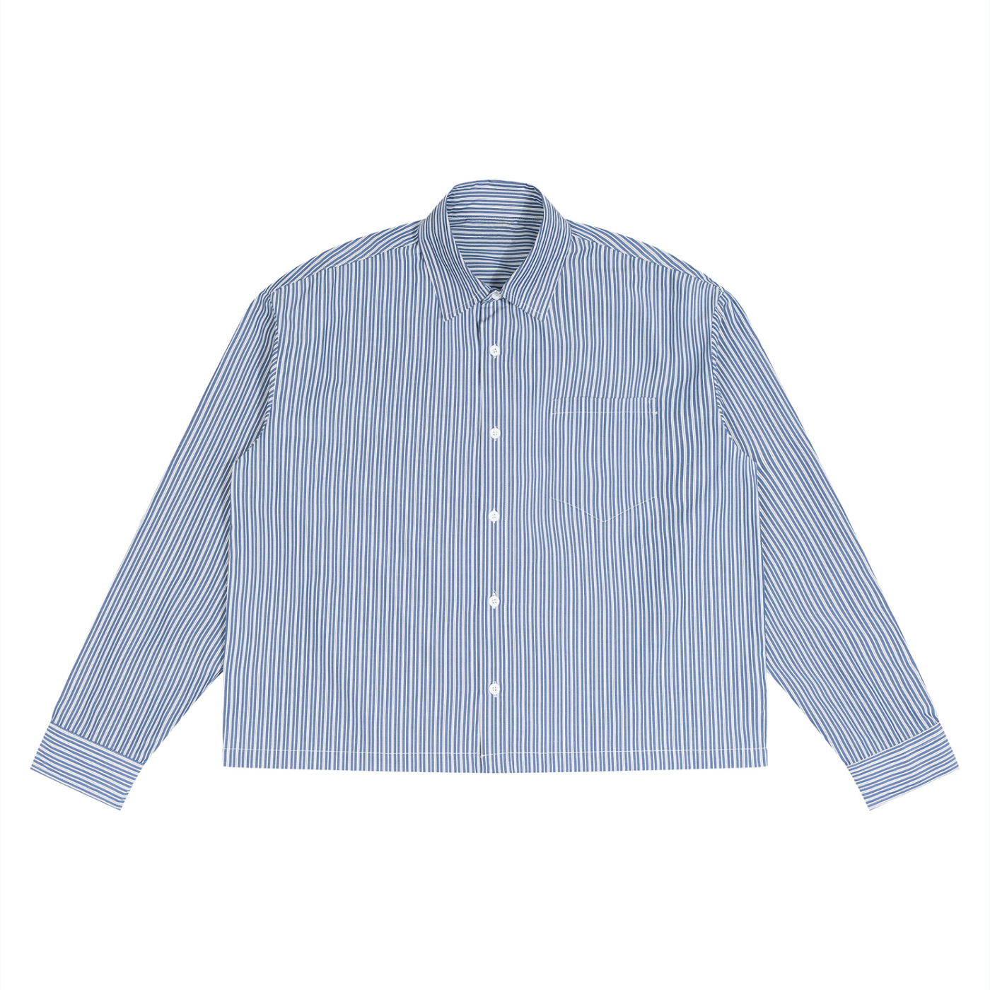 Buttoned Stripped Tee Shirts