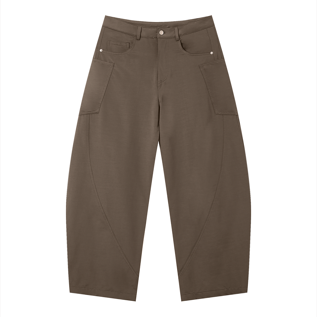 Men's Barrel-Leg Pants