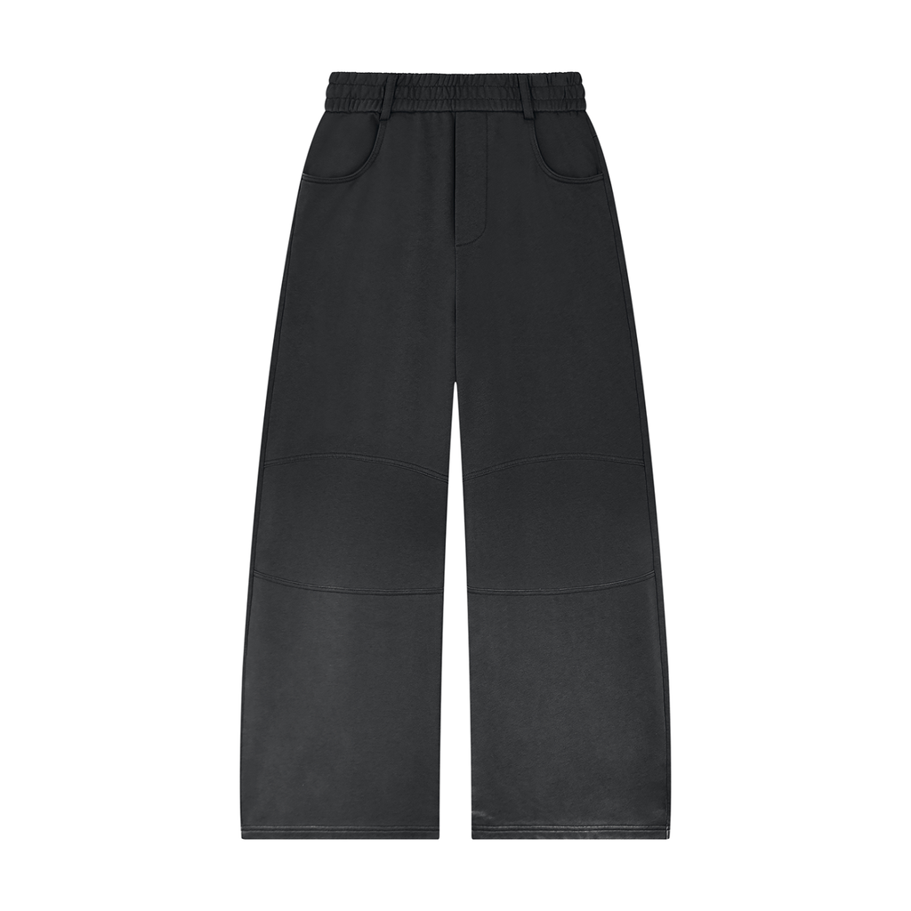 Sun Faded Paneled Barrel-Leg Sweatpants